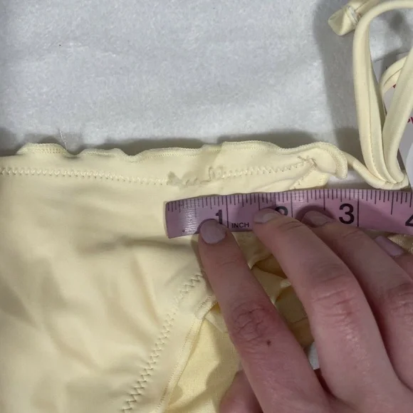 NWD Xhilaration [ Medium 4-6] Ruffle Triangle Top + High‎ Leg Bikini Bottom - Picture 8 of 12